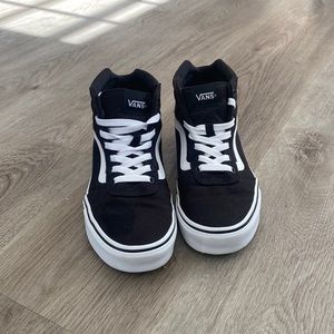 Womens Vans high top sneakers